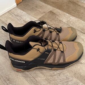 Salomon Men's X Ultra 04 Athletic Shoes - Brown and Black